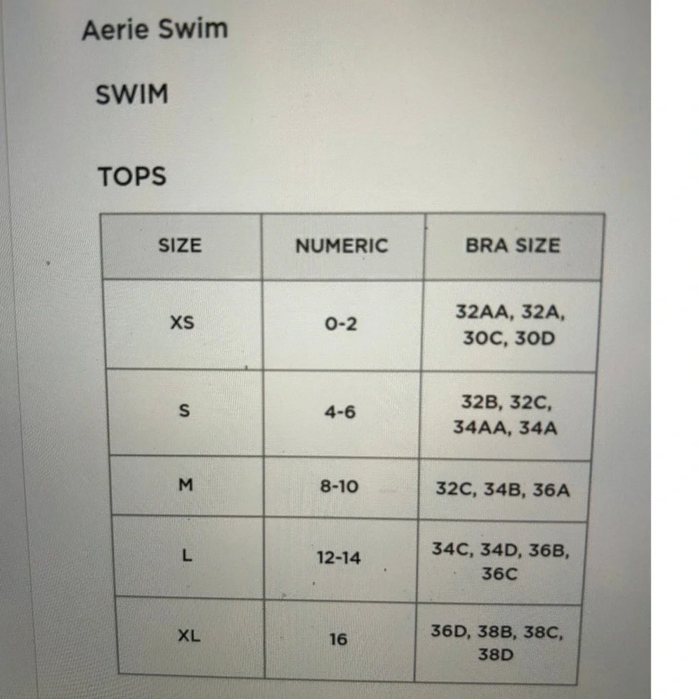 Aerie Black Halter Triangle Bikini Top Padded Knot Front‎ Size Medium